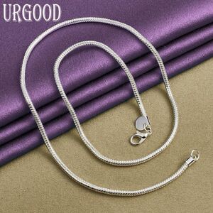 Unbranded (75cm) 925 Sterling Silver 3mm Snake Chain Necklace Unbranded (75cm) 925 Sterling Silver 3mm Snake Chain Necklace