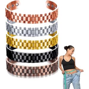 Unbranded (black) Copperheal Sugardown Therapeutic Bracelet-sugar Control Wristband Lymph Unbranded (black) Copperheal Sugardown Therapeutic Bracelet-sugar Control Wristband Lymph