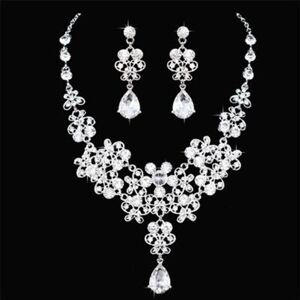 Maxpower 3pcs/set Rhinestone Butterfly Necklace Crown Earring Bridal Wedding Jewelry Gift Maxpower 3pcs/set Rhinestone Butterfly Necklace Crown Earring Bridal Wedding Jewelry Gift