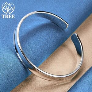 Maxpower 925 Sterling Silver Smooth 8mm Adjustable Bangle Bracelet Jewelry Maxpower 925 Sterling Silver Smooth 8mm Adjustable Bangle Bracelet Jewelry