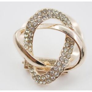 Maxpower Gold-plated Crystal Silk Scarf Clip Buckle Holder Twine Brooch Pins Jewelry Gift Maxpower Gold-plated Crystal Silk Scarf Clip Buckle Holder Twine Brooch Pins Jewelry Gift