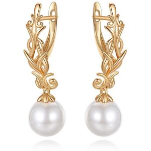 Maxpower Pearl Long Dangle Earrings For Women Kinel Rose Gold Color Drop Earrings Maxpower Pearl Long Dangle Earrings For Women Kinel Rose Gold Color Drop Earrings