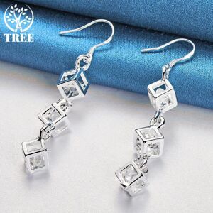 Maxpower 925 Sterling Silver Baishige Aaa Zircon Drop Earrings Jewelry Maxpower 925 Sterling Silver Baishige Aaa Zircon Drop Earrings Jewelry