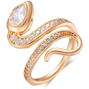 Maxpower Kinel Natural Zircon Full Pave Snake Ring For Women Luxury Party Jewelry Maxpower Kinel Natural Zircon Full Pave Snake Ring For Women Luxury Party Jewelry