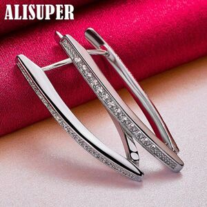 Maxpower 925 Sterling Silver Aaa Zircon Charm V Earring Jewelry Maxpower 925 Sterling Silver Aaa Zircon Charm V Earring Jewelry