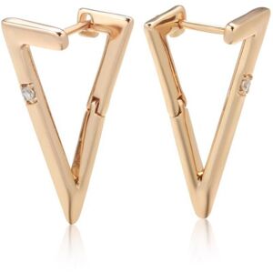 Maxpower Kinel Geometric Triangle Glossy Drop Earrings For Women Trendy Rose Gold Color F Maxpower Kinel Geometric Triangle Glossy Drop Earrings For Women Trendy Rose Gold Color F