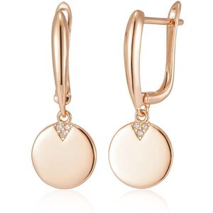 Maxpower Kinel Glossy Disc Dangle Earrings For Women Easy Matching Trendy Jewelry Maxpower Kinel Glossy Disc Dangle Earrings For Women Easy Matching Trendy Jewelry