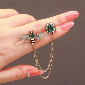 Maxpower 1pc Rerto Bee Crystal Brooches For Women Enamel Rhinestone Animal Tassel Lapel P Maxpower 1pc Rerto Bee Crystal Brooches For Women Enamel Rhinestone Animal Tassel Lapel P