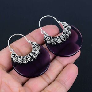 Maxpower Amethyst Gemstone Earrings Solid 925 Sterling Silver Handmade Earrings Jewelry G Maxpower Amethyst Gemstone Earrings Solid 925 Sterling Silver Handmade Earrings Jewelry G