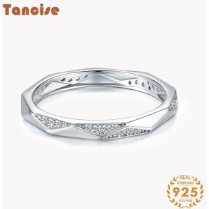 Maxpower (silver, 7) Tancise Classic 925 Sterling Silver Zircon Ring Ladies Jewelry Wedd Maxpower (silver, 7) Tancise Classic 925 Sterling Silver Zircon Ring Ladies Jewelry Wedd