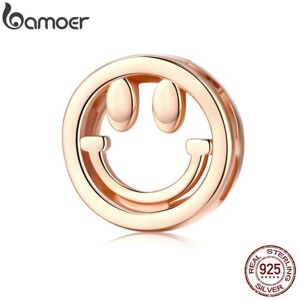 Maxpower (Smile) Bamoer Authentic 925 Sterling Silver Square Hole Fine Bead Charm Fit Wom Maxpower (Smile) Bamoer Authentic 925 Sterling Silver Square Hole Fine Bead Charm Fit Wom