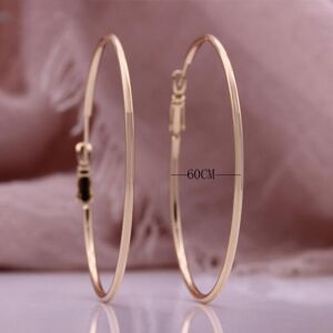 Maxpower (rose gold, 6cm) Large Hoop Earrings Trendy Fashionable Personalized Magazine St Maxpower (rose gold, 6cm) Large Hoop Earrings Trendy Fashionable Personalized Magazine St