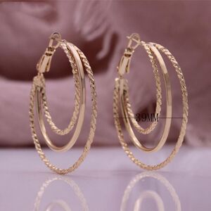 Maxpower (rose gold, 3.9cm) Large Hoop Earrings Trendy Fashionable Personalized Magazine Maxpower (rose gold, 3.9cm) Large Hoop Earrings Trendy Fashionable Personalized Magazine