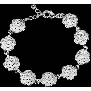 Maxpower (Pink) New High Quality S925 Sterling Silver 4MM Women Men Chain Male Twisted Ro Maxpower (Pink) New High Quality S925 Sterling Silver 4MM Women Men Chain Male Twisted Ro