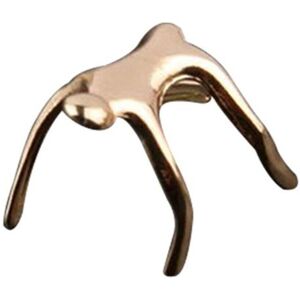 Maxpower (gold, 1) 1pc Ear Clip Small Man Shape Ear Decoration Non-piercing Women Cartila Maxpower (gold, 1) 1pc Ear Clip Small Man Shape Ear Decoration Non-piercing Women Cartila