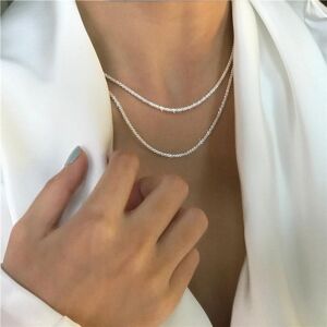 Maxpower (as the picture) 925 Sterling Silver Link Chain Pendants Necklace For Women Girl Maxpower (as the picture) 925 Sterling Silver Link Chain Pendants Necklace For Women Girl
