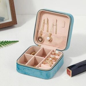 Maxpower (Blue) Velvet Jewelry Box For Women Necklace Ring Earrings Organizer Holder Trav Maxpower (Blue) Velvet Jewelry Box For Women Necklace Ring Earrings Organizer Holder Trav