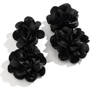 Maxpower (black) Party Flower Earring Wedding Ear Studs Fashion Pierced Earrings Women Maxpower (black) Party Flower Earring Wedding Ear Studs Fashion Pierced Earrings Women