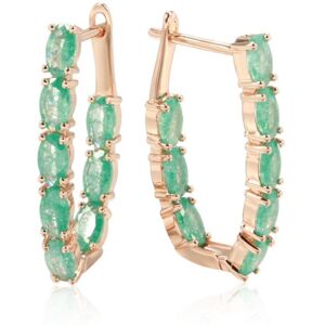 Maxpower (green) Luxury Double Oval Frosted Green Zircon Dangle Earrings Multiple Color P Maxpower (green) Luxury Double Oval Frosted Green Zircon Dangle Earrings Multiple Color P