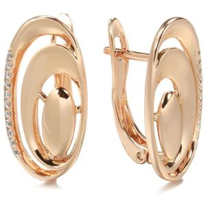 Maxpower (rose gold) Kinel Elegant Rose Gold Earrings For Women Shiny Zircon Daily Jewelr Maxpower (rose gold) Kinel Elegant Rose Gold Earrings For Women Shiny Zircon Daily Jewelr
