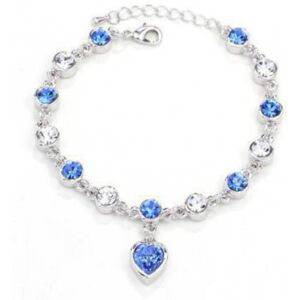 Maxpower (blue) Cherish Love Crystal Bracelet Girls Accessories Fashion Jewelry Ladies Be Maxpower (blue) Cherish Love Crystal Bracelet Girls Accessories Fashion Jewelry Ladies Be