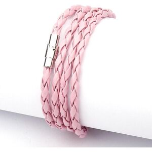 Maxpower (pink) Fashion Wristband Wrap Cuff Unisex Women Men Pu Leather Bracelet Jewelry Maxpower (pink) Fashion Wristband Wrap Cuff Unisex Women Men Pu Leather Bracelet Jewelry