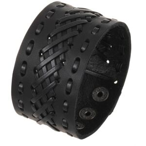 Maxpower (black) Charm Jewelry Handmade Weave Cuff Genuine Leather Bracelet Men Maxpower (black) Charm Jewelry Handmade Weave Cuff Genuine Leather Bracelet Men