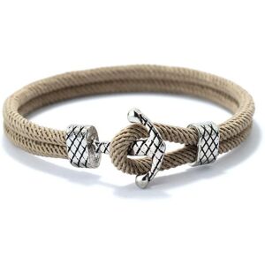 Maxpower (as the picture) 4mm Handmade Milan Rope Bracelet Antique Silver Color Anchor Br Maxpower (as the picture) 4mm Handmade Milan Rope Bracelet Antique Silver Color Anchor Br