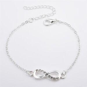 Maxpower (silver) Number Eight Shape Bracelet Women Crystal Stones Infinity Bracelets Cou Maxpower (silver) Number Eight Shape Bracelet Women Crystal Stones Infinity Bracelets Cou