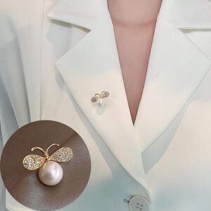 Maxpower (as the picture) Cute Little Bee Brooches Fashion Imitation Pearls Brooch Delica Maxpower (as the picture) Cute Little Bee Brooches Fashion Imitation Pearls Brooch Delica