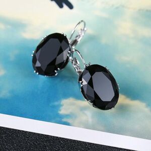 Maxpower (black, 1) Valentines Day Gift Crystal Big Stone Drop Earrings Fashion Elegant Maxpower (black, 1) Valentines Day Gift Crystal Big Stone Drop Earrings Fashion Elegant