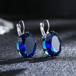 Maxpower (blue, 1) Valentines Day Gift Crystal Big Stone Drop Earrings Fashion Elegant P Maxpower (blue, 1) Valentines Day Gift Crystal Big Stone Drop Earrings Fashion Elegant P