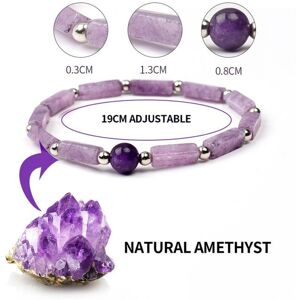Maxpower (purple) Natural Amethyst Body-purify Slimming Bracelet Stone Energy Bracelets F Maxpower (purple) Natural Amethyst Body-purify Slimming Bracelet Stone Energy Bracelets F