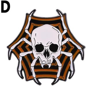 Maxpower (Orange) 1Pc Halloween Alloy Brooch Skull Spider Pumpkin Lapel Pins Badge Jewelr Maxpower (Orange) 1Pc Halloween Alloy Brooch Skull Spider Pumpkin Lapel Pins Badge Jewelr