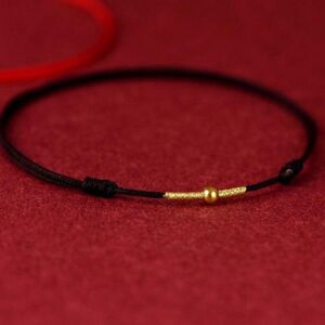 Maxpower (black, Anklet) Fashion Handmade Bracelet Red Rope Lucky Bangle Women Men Best B Maxpower (black, Anklet) Fashion Handmade Bracelet Red Rope Lucky Bangle Women Men Best B