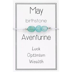 Maxpower (as the picture, May) "new Birthday Crystal Stone Braided Bracelet - Women& Maxpower (as the picture, May) "new Birthday Crystal Stone Braided Bracelet - Women&