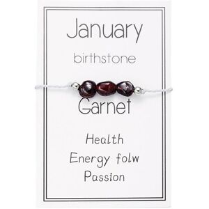 Maxpower (as the picture, January) "new Birthday Crystal Stone Braided Bracelet - Wo Maxpower (as the picture, January) "new Birthday Crystal Stone Braided Bracelet - Wo