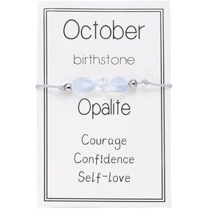 Maxpower (as the picture, October) "new Birthday Crystal Stone Braided Bracelet - Wo Maxpower (as the picture, October) "new Birthday Crystal Stone Braided Bracelet - Wo