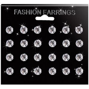 Maxpower (white, 12pcs) Classic Rose Shape Cubic Zirconia Stud Earrings Women Jewelry Set Maxpower (white, 12pcs) Classic Rose Shape Cubic Zirconia Stud Earrings Women Jewelry Set