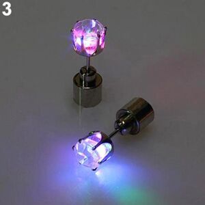 Maxpower (multicolor) Fashion Women Led Light Up Rhinestone Ear Stud Earring Party Dance Maxpower (multicolor) Fashion Women Led Light Up Rhinestone Ear Stud Earring Party Dance