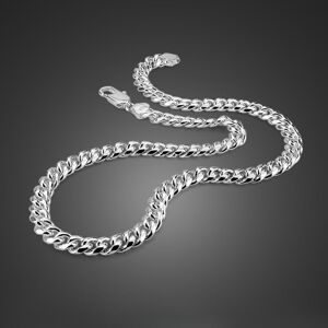 Maxpower (as the picture, 8MM61CM) Men's Hip Hop Horsewhip Chain Necklace Thick Plat Maxpower (as the picture, 8MM61CM) Men's Hip Hop Horsewhip Chain Necklace Thick Plat