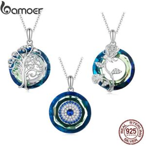 Maxpower (Tree of Life) Bamoer 925 Sterling Silver Angel Ring Devil's Eye Pendant Ne Maxpower (Tree of Life) Bamoer 925 Sterling Silver Angel Ring Devil's Eye Pendant Ne