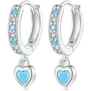 Maxpower (SCE1738) Wostu 925 Sterling Silver Inifinite Love Hoop Earrings Heart Zircon Ri Maxpower (SCE1738) Wostu 925 Sterling Silver Inifinite Love Hoop Earrings Heart Zircon Ri