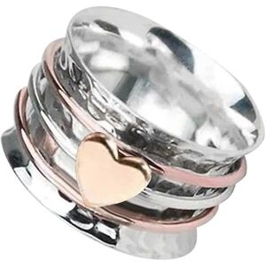 konhill (As show, One size) Heart Spinner Ring Fow Women Men Self Love Spinner Heart Rin konhill (As show, One size) Heart Spinner Ring Fow Women Men Self Love Spinner Heart Rin