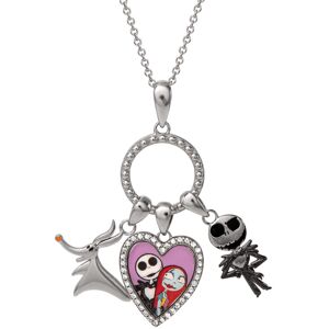Disney The Nightmare Before Christmas Women's Necklace - Jack and Sall Disney The Nightmare Before Christmas Women's Necklace - Jack and Sall