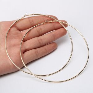 Unbranded (silver, 90 mm) Big Size 90mm 100mm Hoop Earrings for Women Classic Round Gold C Unbranded (silver, 90 mm) Big Size 90mm 100mm Hoop Earrings for Women Classic Round Gold C