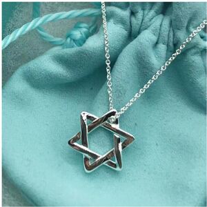 Unbranded Hot Sterling Silver 925 Star David Charm Necklace For Women High 925 Silver Jewe Unbranded Hot Sterling Silver 925 Star David Charm Necklace For Women High 925 Silver Jewe