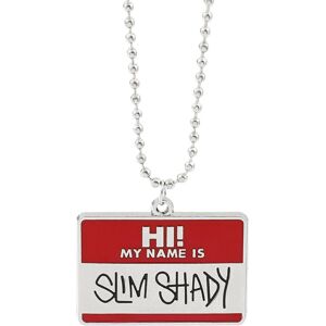 Unbranded Slim Shady Hippie Choker Necklace Pendant Men Square Necklaces Alloy Bead Chain Unbranded Slim Shady Hippie Choker Necklace Pendant Men Square Necklaces Alloy Bead Chain