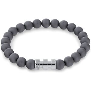 Calvin Klein Jewelry Men's Bracelet Bead and Steel Metal Color: Grey (Model: 35 Calvin Klein Jewelry Men's Bracelet Bead and Steel Metal Color: Grey (Model: 35