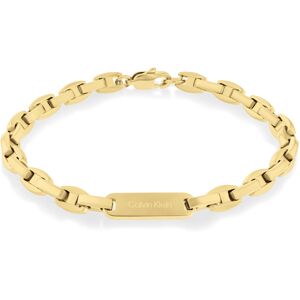 Calvin Klein Jewelry Men's Ionic Plated Thin Gold Steel Chain Bracelet Color: G Calvin Klein Jewelry Men's Ionic Plated Thin Gold Steel Chain Bracelet Color: G